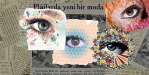 Newspaper and eyes 